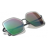 Chanel - Occhiali Farfalla da Sole - Verde Scuro - Chanel Eyewear