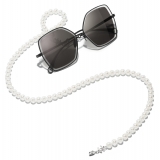 Chanel - Butterfly Sunglasses - Black Gray - Chanel Eyewear