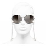 Chanel - Butterfly Sunglasses - Black Gray - Chanel Eyewear