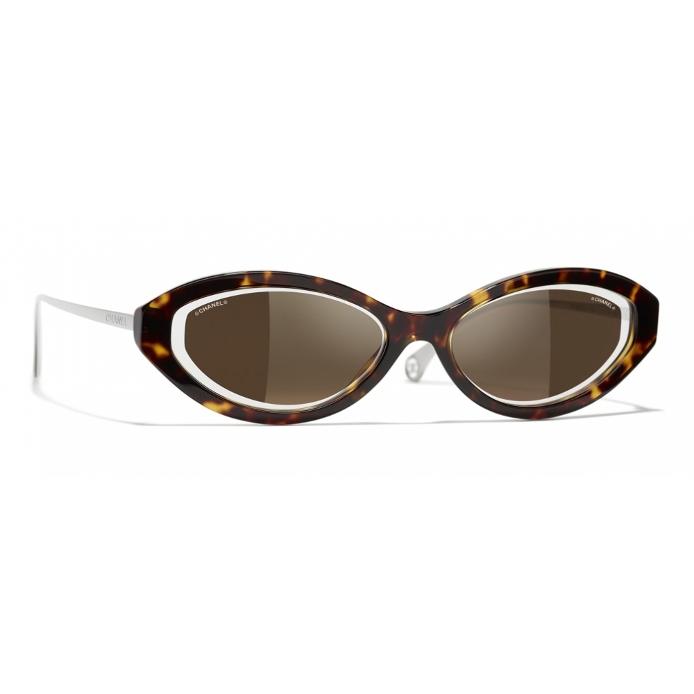 Goggle glasses Chanel Brown in Other - 37456710