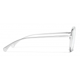 Chanel - Pilot Sunglasses - Silver Transparent - Chanel Eyewear