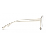 Chanel - Pilot Sunglasses - Gold Transparent - Chanel Eyewear