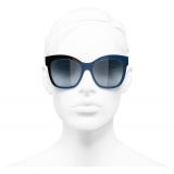 Chanel - Butterfly Sunglasses - Black Blue - Chanel Eyewear