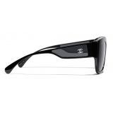 Chanel - Butterfly Sunglasses - Black Gray - Chanel Eyewear