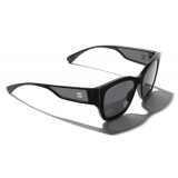 Chanel - Butterfly Sunglasses - Black Gray - Chanel Eyewear