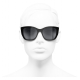 Chanel - Butterfly Sunglasses - Black Gray - Chanel Eyewear