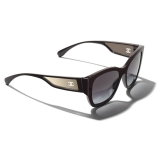 Chanel - Butterfly Sunglasses - Dark Red White Gold - Chanel Eyewear