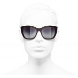 Chanel - Butterfly Sunglasses - Dark Red White Gold - Chanel Eyewear