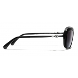 Chanel - Square Sunglasses - Black Gray - Chanel Eyewear