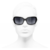 Chanel - Occhiali Quadrati da Sole - Nero Grigio - Chanel Eyewear