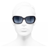 Chanel - Occhiali Quadrati da Sole - Blu Scuro - Chanel Eyewear