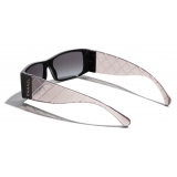 Chanel - Rectangle Sunglasses - Black Gray - Chanel Eyewear