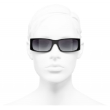 Chanel - Rectangle Sunglasses - Black Gray - Chanel Eyewear