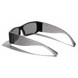 Chanel - Rectangle Sunglasses - Black Gray - Chanel Eyewear