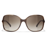 Chanel - Square Sunglasses - Tortoise Brown - Chanel Eyewear