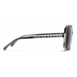 Chanel - Occhiali Quadrati da Sole - Grigio - Chanel Eyewear