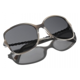 Chanel - Occhiali Quadrati da Sole - Grigio - Chanel Eyewear