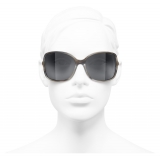 Chanel - Occhiali Quadrati da Sole - Grigio - Chanel Eyewear