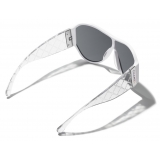 Chanel - Occhiali da Sole a Maschera - Bianco Grigio - Chanel Eyewear