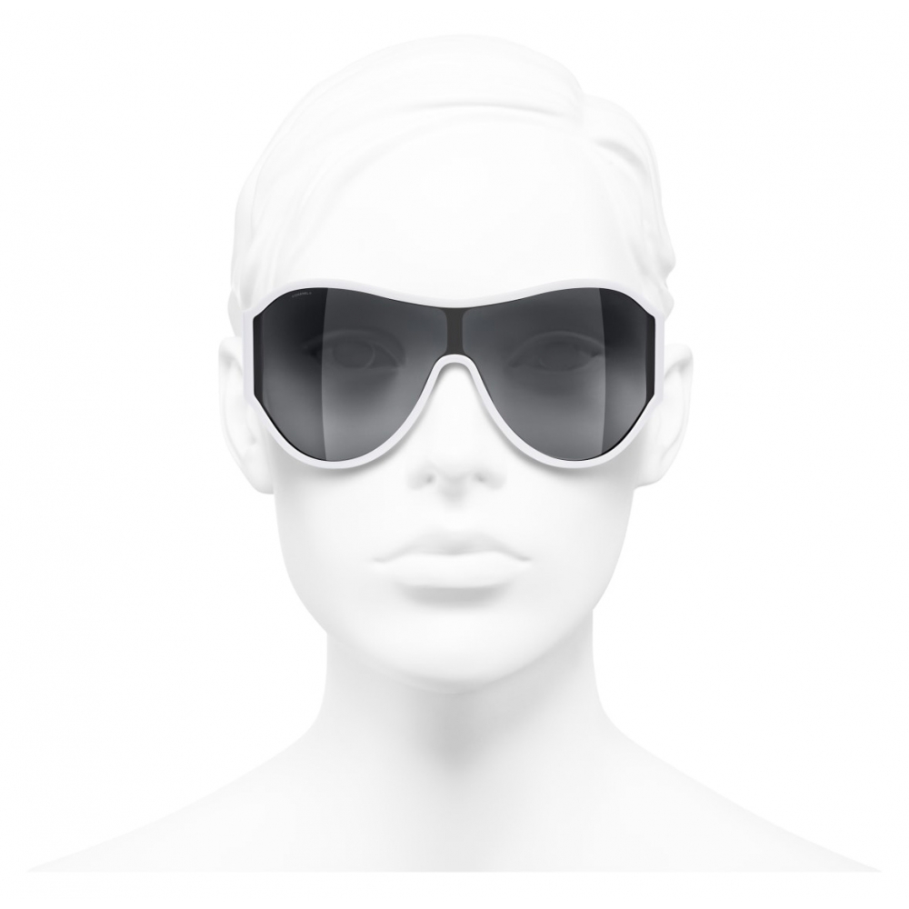 Chanel Shield Sunglasses 2023-24FW, Grey