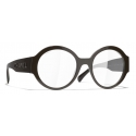 Chanel - Occhiali Rotondi da Sole - Marrone Trasparente - Chanel Eyewear