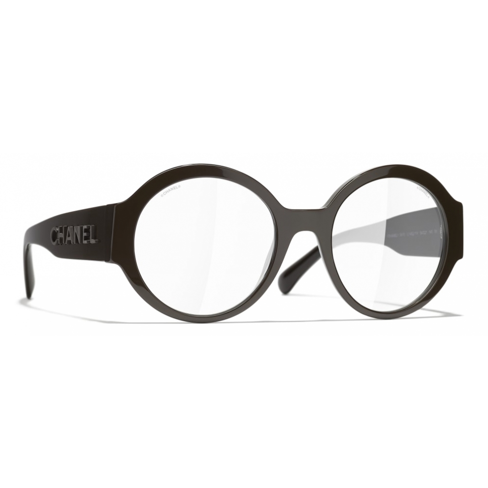 Chanel - Round Sunglasses - Brown Transparent - Chanel Eyewear - Avvenice