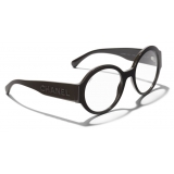 Chanel - Occhiali Rotondi da Sole - Marrone Trasparente - Chanel Eyewear