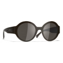 Chanel - Occhiali Rotondi da Sole - Marrone - Chanel Eyewear