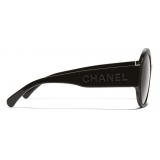 Chanel - Occhiali Rotondi da Sole - Marrone - Chanel Eyewear