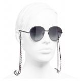 Chanel - Pantos Sunglasses - Silver Gray - Chanel Eyewear