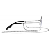 Chanel - Occhiali Modello Pantos da Sole - Argento Grigio - Chanel Eyewear