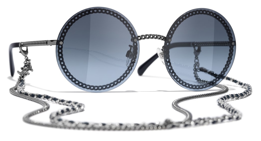 circle chanel sunglasses