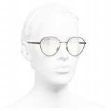 Chanel - Pantos Sunglasses - Dark Gold Transparent - Chanel Eyewear