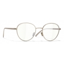 Chanel - Pantos Sunglasses - Gold Transparent - Chanel Eyewear