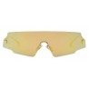 Fendi - Fendi Forceful - Occhiali da Sole a Mascherina - Oro Giallo - Occhiali da Sole - Fendi Eyewear