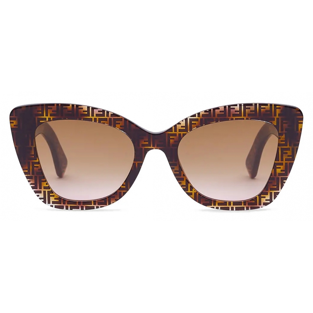 FENDI EYEWEAR Cat-eye acetate sunglasses