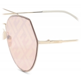 Fendi - Eyeline - Aviator Sunglasses - Peach - Sunglasses - Fendi Eyewear