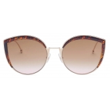 Fendi - F is Fendi - Cat-Eye Oversize Sunglasses - Brown - Sunglasses - Fendi Eyewear