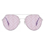 Fendi - Eyeline - Aviator Sunglasses - Purple - Sunglasses - Fendi Eyewear