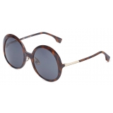 Fendi - Promeneye - Oversize Round Sunglasses - Gray - Sunglasses - Fendi Eyewear