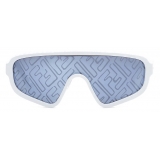 Fendi - Botanical Fendi - Shield Sunglasses - White - Sunglasses - Fendi Eyewear