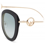 Fendi - F is Fendi - Round Sunglasses - Black - Sunglasses - Fendi Eyewear
