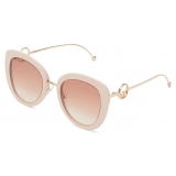Fendi - F is Fendi - Round Sunglasses - Pink - Sunglasses - Fendi Eyewear