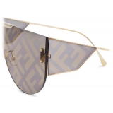 Fendi - Fabulous 2.0 - Shield Sunglasses - Gray - Sunglasses - Fendi Eyewear