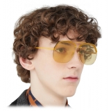 Fendi - Fendi Pack - Pilot Sunglasses - Yellow - Sunglasses - Fendi Eyewear