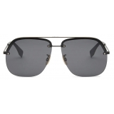 Fendi - Fendi Pack - Occhiali da Sole Pilota - Nero - Occhiali da Sole - Fendi Eyewear