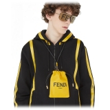 Fendi - Fendi Code - Shield Sunglasses - Gold - Sunglasses - Fendi Eyewear
