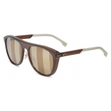 Fendi - Botanical Fendi - Occhiali da Sole Pilota - Marrone - Occhiali da Sole - Fendi Eyewear