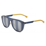 Fendi - Botanical Fendi - Occhiali da Sole Pilota - Blu - Occhiali da Sole - Fendi Eyewear