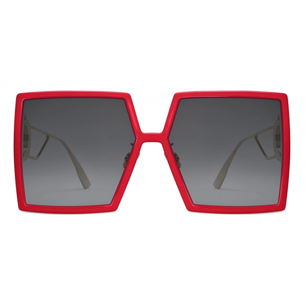 dior red glasses
